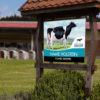 Panneau ferme Holstein